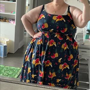 Modcloth fruit dress size 4X